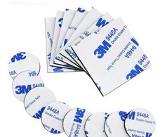 Oem Dvipusė mikroguma su klijais 1.5 mm 20x20 mm juoda - 3M - lipnus putplasčio padas