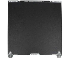 Dvipusis tekstūruotas PET + PEI dengtas spausdinimo sluoksnis skirtas Creality K1Max ir Ender-3 V3 Plus spausdintuvams