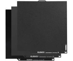 Dvipusių magnetinių lipdukų rinkinys Elegoo Centauri Carbon/Centauri 3D spausdintuvams - 3 vnt, - 256x256 mm