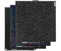 Dvipusių magnetinių lipdukų rinkinys Elegoo Centauri Carbon/Centauri 3D spausdintuvams - 3 vnt, - 256x256 mm
