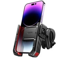 Dviračio / motociklo laikiklis Joyroom JR-ZS266 telefonams (juodas)