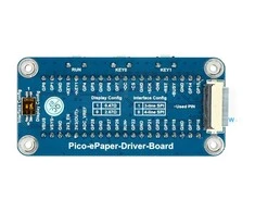 E-paper E-Ink 2.9” 296x128px lankstus ekrano priedėlis, skirtas Raspberry Pi Pico - juodas/baltas - Waveshare 20125
