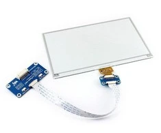 E-paper E-Ink 7.5 800x480px, ekranas su priedėliu, skirtu Raspberry Pi, Waveshare 13504