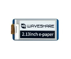E-paper E-Ink ekranas, 2.13” 250x122px, SPI, juodas ir baltas, skirtas Raspberry Pi Pico, Waveshare 19406