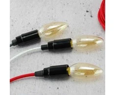 Oem E14 bakelitinis lempos laikiklis - juodas - Plastikinis lizdas