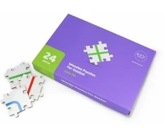 Edusense Medinė dėlionė Ozobot robotui – spalvų rinkinys