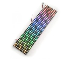 Oem Elastinė LED RGB diodų matrica 8x32 - 256 LED - WS2812B