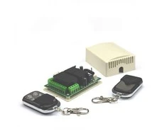 Elektrobim 4 kanalų relė 12-24VDC 433 Mhz su 2 valdymo pultais RCD-4C