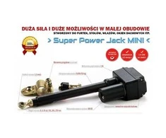 Elektrobim Linijinė pavara Super Power Jack Mini 1000N 5.4mm/s 12V - 15cm eiga