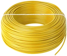 Elektrokabel LgY kabelis 1x1.5 H07V-K geltonas