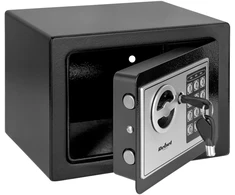 Sejf/ Elektroninis namų seifas su PIN kodu ir raktu – „Rebel RB-7000“ pinigų ir dokumentų seifas