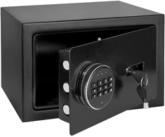 Sejf/ Elektroninis namų seifas su PIN kodu ir raktu – „Rebel RB-7002“ pinigų ir dokumentų seifas