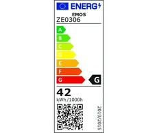 Emos Halogeninė lemputė G9 42W 230V šiltai balta 300°C