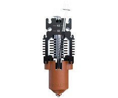 Ender-3V3 SE/KE kaitintuvo (Heating Block) atnaujintas komplektas skirtas naudoti su "Unicorn" purkštukais CREALITY