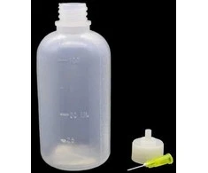 ESD buteliukas 100ml - su adata - skysčiams dozuoti