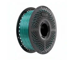 eSUN PETG-Basic plastikas 1kg 1.75mm - Translucent Light Žalias