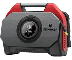 Etenwolf S6 SE Car Air Compressor, 11.03 bar, 15,600 mAh (red)