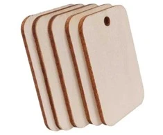 Oem Faneros etiketė 57x32 mm - Kabykla drožimui ir dažymui - Formatka