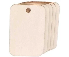 Oem Faneros etiketė 57x32 mm - Kabykla drožimui ir dažymui - Formatka