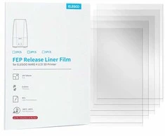 FEP folija Elegoo Mars 4/5/5 Ultra 3D spausdintuvams - 206x146mm - 5 vnt.