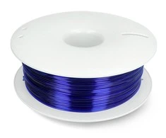 Plastikas Fiberlogy Easy PETG - 1.75mm - 0.85kg - Transparent Navy Mėlyna