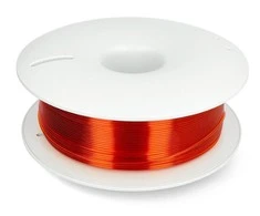 Plastikas Fiberlogy Easy PETG - 1.75mm - 0.85kg - Transparent Oranžinis