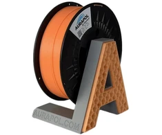 Filamentas AURAPOL PLA pusiau permatomas 1.75mm 1kg – persikų liepsna