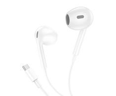 Foneng T61 laidinės ausinės, USB-C (balta)