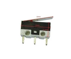 Oem Galinės padėties jungiklis NO/NC - 2A/125VAC - 13mm svirtis - mikrojungiklis