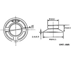 Oem Garsiakalbis YD50-P 0.5W 8Ohm - 50x17mm
