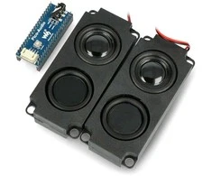 Garso išplėtimas + 2x 5W garsiakalbis, skirtas Raspberry Pi Pico - Waveshare 20167