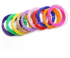 Oem 3D plastiko rinkinys PLA 1.75mm 12 spalvų