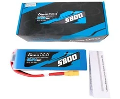 Gens ace 5800mAh 60C 18.5V 5S1P Lipo baterijų paketas su XT90 kištuku