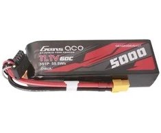 Gens ace G-Tech 5000 mAh 11.1V 60C 3S1P Lipo su XT60 kištuku