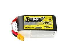 Gens Ace &amp; Tattu Akumuliatorius R-Line 750mAh 14.8V 95C 4S1P JST-XHR
