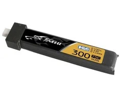 Gens Ace &amp; Tattu Tattu LiPo 300mAh 3.8V 75C 1S1P HV BT2.0.5 akumuliatorius - 5vnt