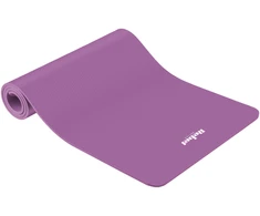 Gimnastikos kilimėlis jogai, pilatesui, fitnesui, 183x61cm, storis 6mm, TPE medžiaga, violetinė, REBEL ACTIVE