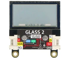 Glass2 Unit – su skaidriu 1.51 colio OLED ekranu 128x64px – M5Stack U158-B