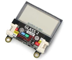 Glass2 Unit – su skaidriu 1.51 colio OLED ekranu 128x64px – M5Stack U158-B