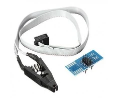 Oem Gnybtas SOP8 SOIC8 mikroschemoms su PCB adapteriu BIOS 24/25/93 programavimui