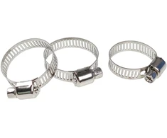 Gofruotų plieninių spaustuvų rinkinys, sliekinių spaustuvų mišinys, 6-29 mm, 40 vnt