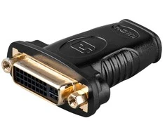 Goobay | HDMI/DVI-I adapteris, auksininis | 68690 | Juodas | HDMI lizdas (A tipas) | DVI-I moteriškas dvigubas ryšys (24 + 5 kontaktai)