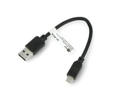 Goobay Laidas microUSB B - USB A 2.0 Hi-Speed ​​- 0.15m - juodas