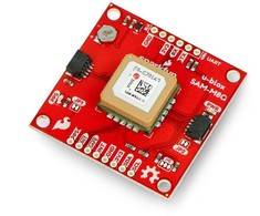 GPS SAM-M8Q modulis, Qwiic, PCB antena, SparkFun GPS-15210