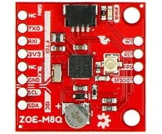 GPS ZOE-M8Q modulis, Qwiic, SparkFun GPS-15193