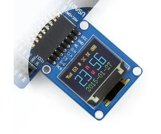 Grafinis OLED spalvotas ekranas 0.95" (A) 96x64px SPI, kampinės jungtys, Waveshare 10507