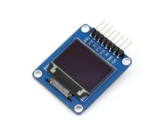 Grafinis OLED spalvotas ekranas 0.95" (A) 96x64px SPI, kampinės jungtys, Waveshare 10507