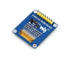 Grafinis OLED spalvotas ekranas 0.95" (B) 96x64px SPI, tiesios jungtys, Waveshare 10514