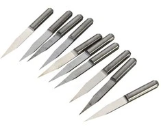 Grąžtas Oem Graviravimo frezų rinkinys CNC staklėms - 0.1mm 10vnt