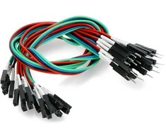 Gravitacija - I2C/UART jungiamųjų laidų komplektas - moteriškas-vyriškas - 30cm - 5vnt - DFRobot FIT0916-MF